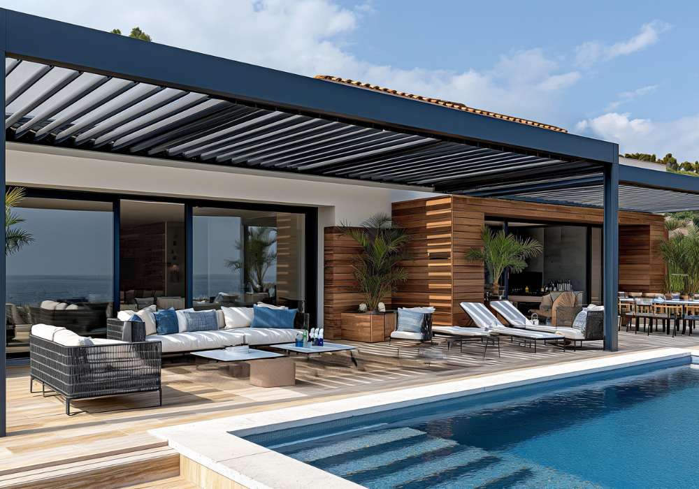 Quels accessoires ajouter à une pergola bioclimatique